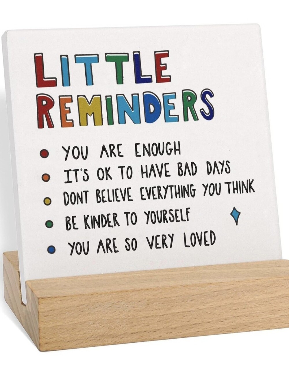 Motivational Desk Sign - Picture 1 of 3